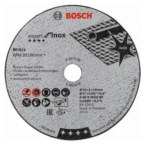 Expert for Inox Bosch Kappeskive JZ57063 Expert for Inox Bosch Kappeskive JZ57063