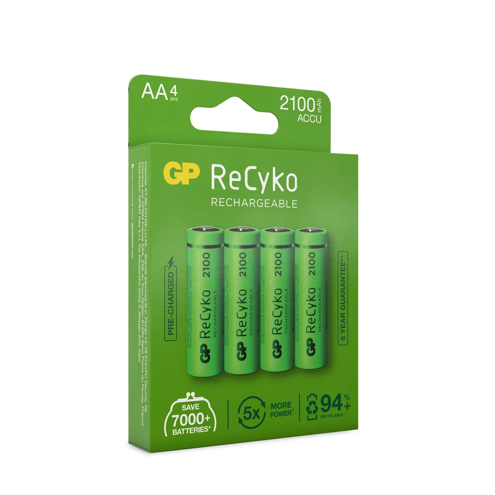 Batteri AA oppladbar 4-pk 2100 mAh v:4194937