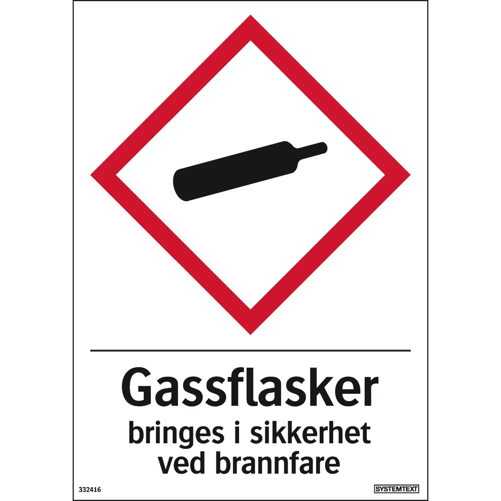 SYSTEMTEXT AB GASSFLASKER BRINGES I SIKKERHE v:2592719