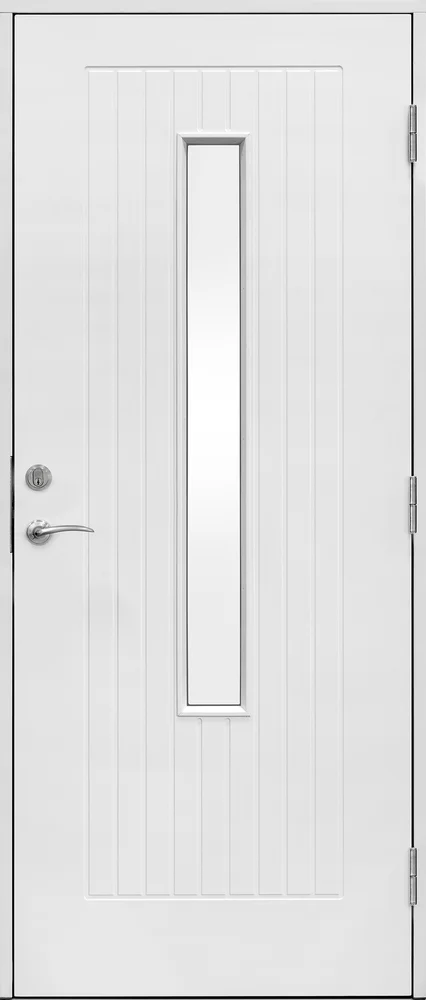 Ytterdør Forma 90×210 cm hvit venstre v:5187548