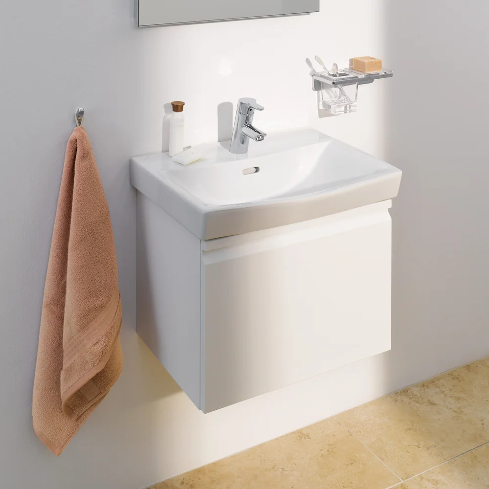 LAUFEN PRO SERVANTSKAP 52 CM 1 SKUFF & 1 INNVENDIG SKUFF HVIT MATT v:2247454