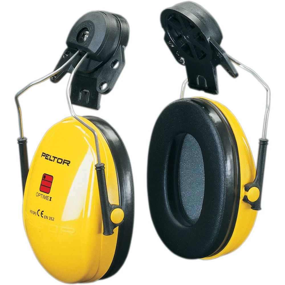 3M Peltor Hørselsvern Optime I/H51093E, hjelmmontering, gul. v:9289147
