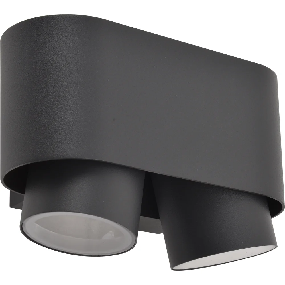 LUTEC ARCHITECTURAL CYPRES LAMPE MØRK GRÅ v:8190399