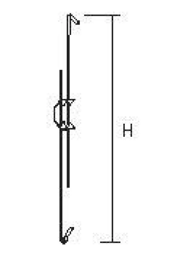 Opphengspendel justerbar 300-600 mm 100 stk v:6754757