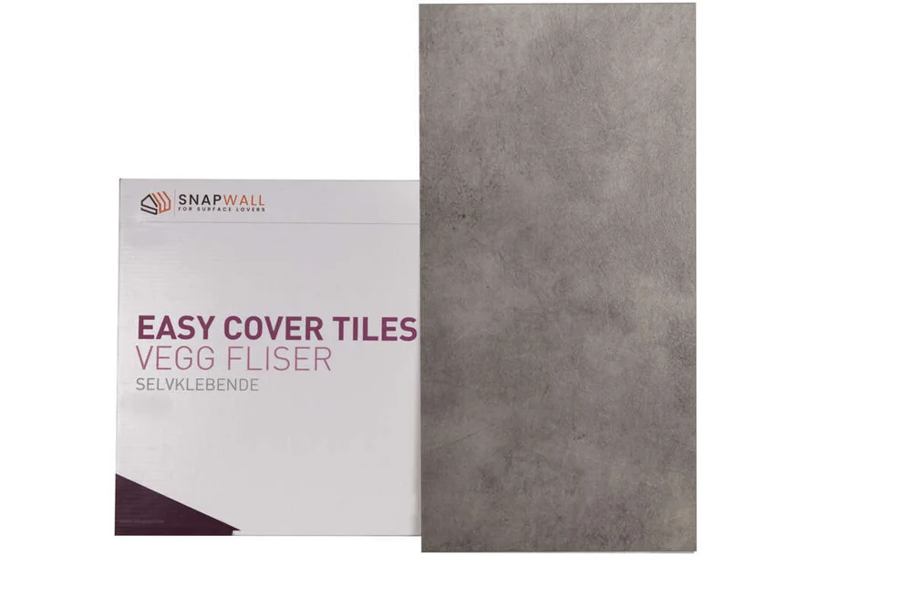 Snapwall Easy Cover Tiles XL Concrete v:7983941