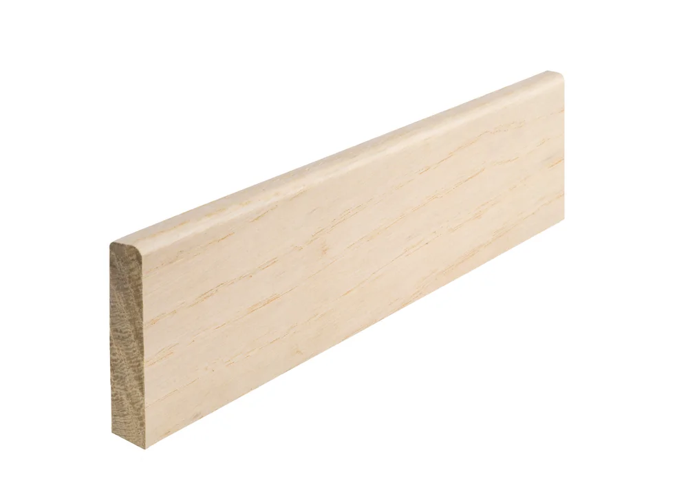Gulvlist rund kant lakkert Vanilla Eik 12x058 v:3500735