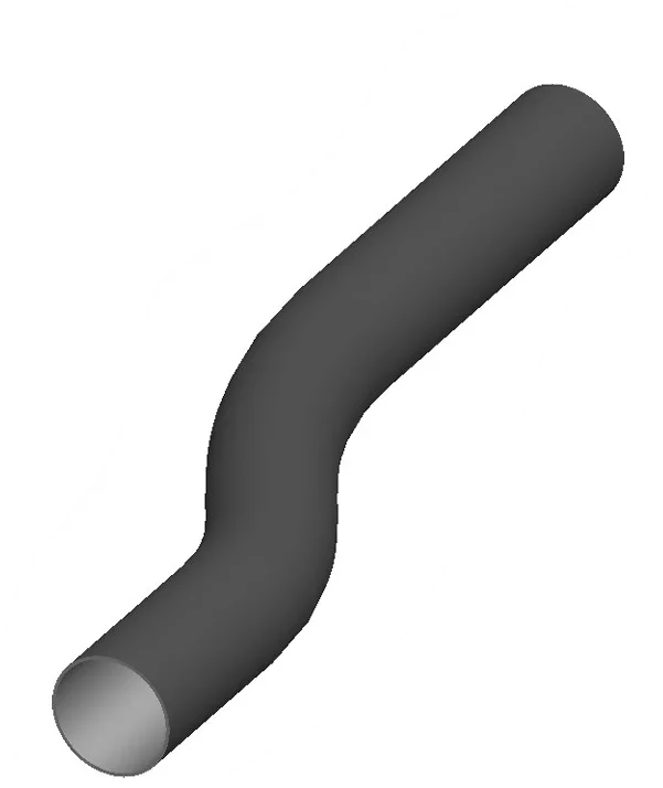 Slange til peis fleksibel Ø100 mm 1 meter v:9938477