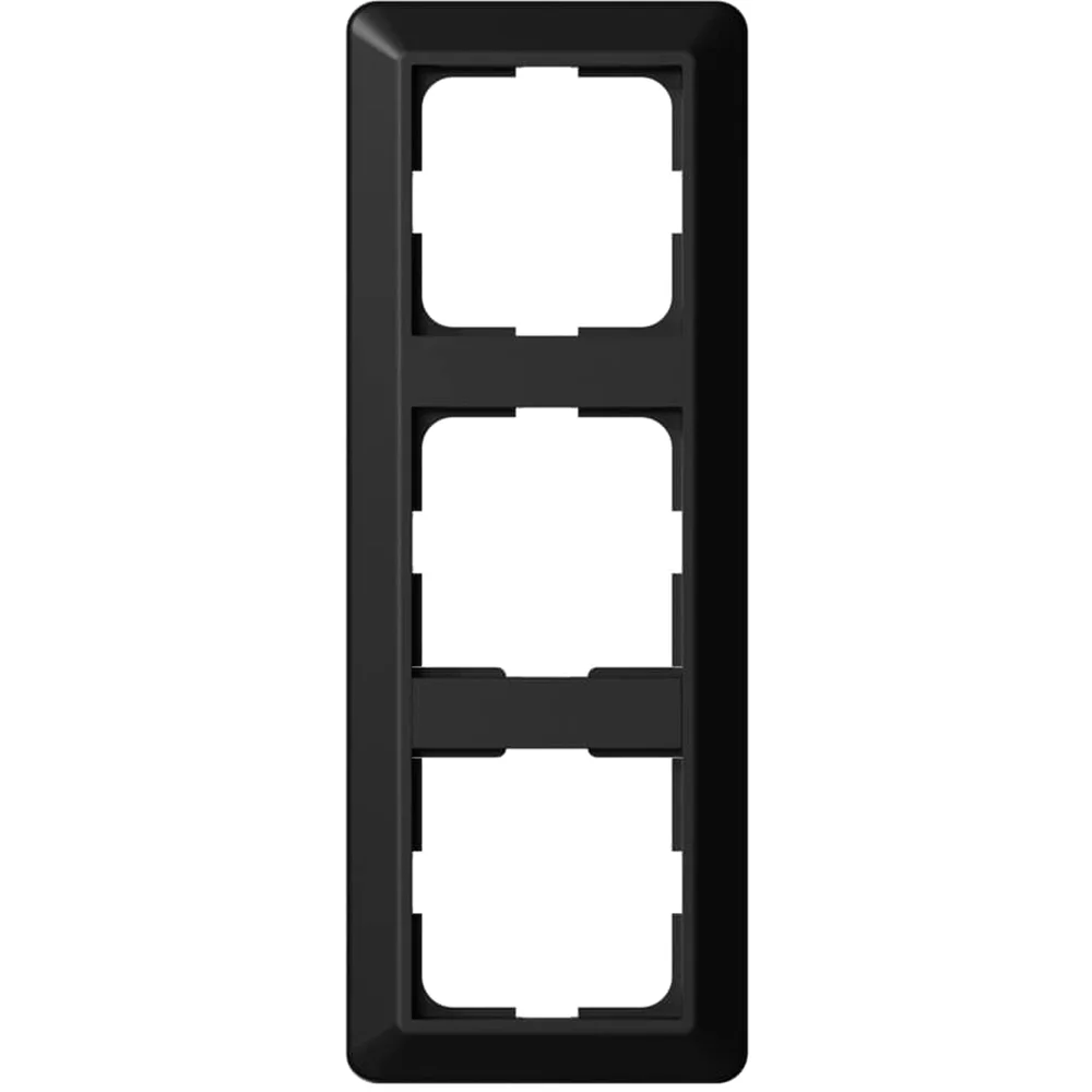 ELKO RAMME 3-HULL RS SORT v:9487381