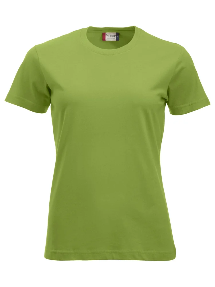CLIQUE T-SHIRT NEW CLASSIC D LYSGRØNN v:1643205