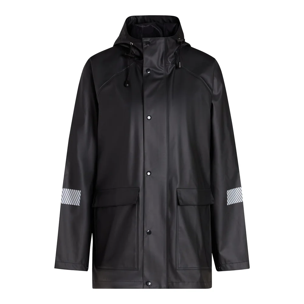 REGNJAKKE PU ESSENTIAL DAME SVART v:5442130