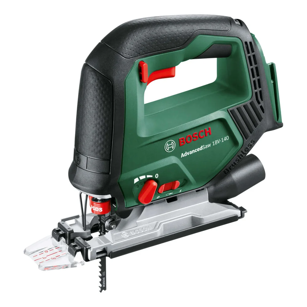 Bosch AdvancedSaw 18V-140 stikksag u/batteri og lader v:6965768 Bosch AdvancedSaw 18V-140 stikksag u/batteri og lader v:6965768
