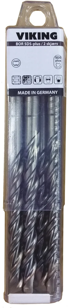Bor viking sds-plus 10×210 2-skjærs pakke a 10 stk v:2374155 Bor viking sds-plus 10×210 2-skjærs pakke a 10 stk v:2374155