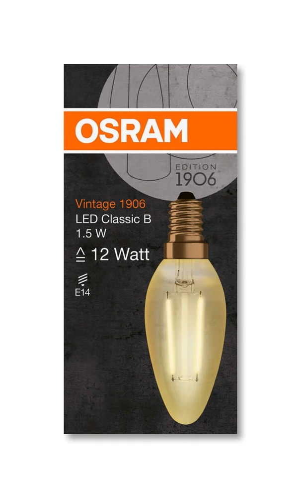 OSRAM Vintage 1906 LED Classic B pære v:7295472 OSRAM Vintage 1906 LED Classic B pære v:7295472