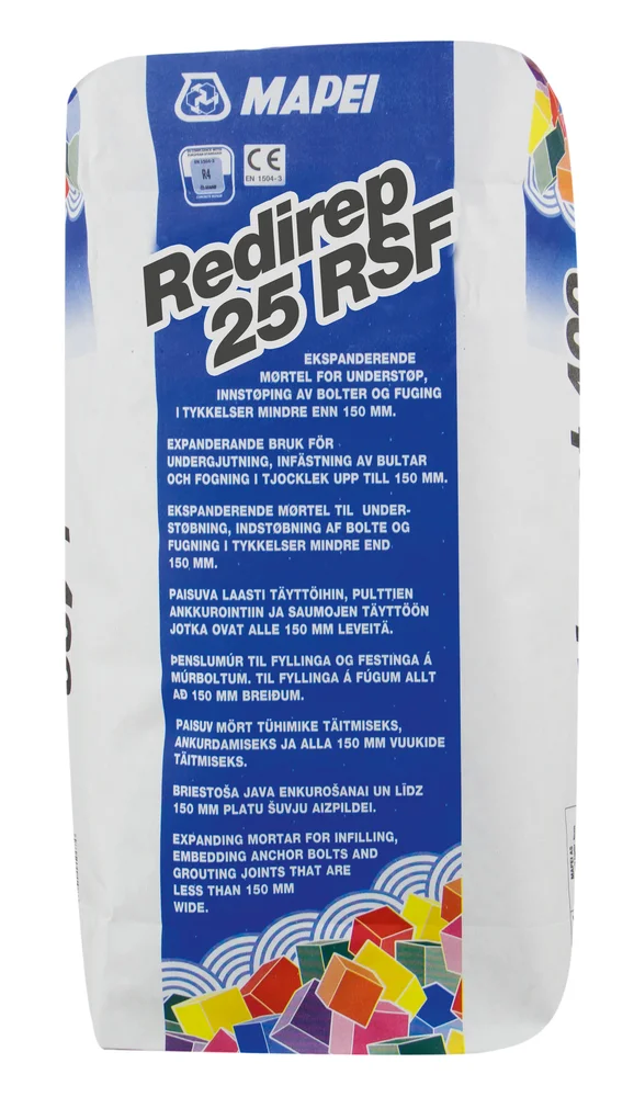 MØRTEL REP 25KG REDIREP 25RSF v:7196000 MØRTEL REP 25KG REDIREP 25RSF v:7196000