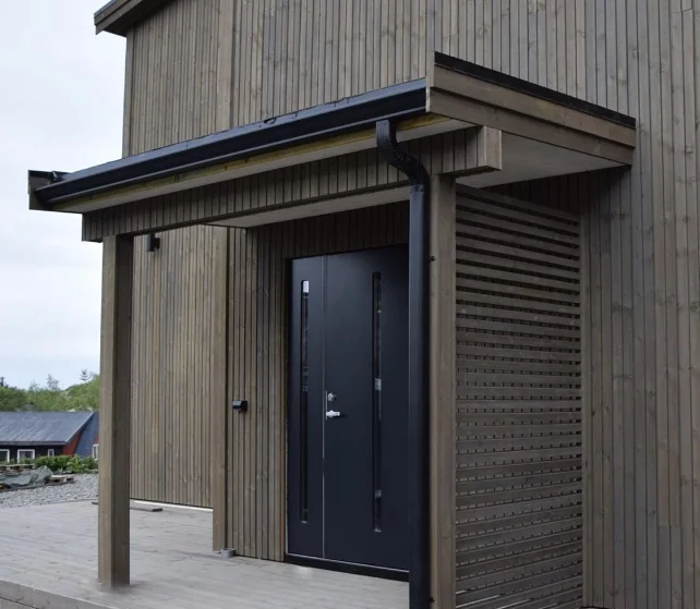 Ytterdør 110×210 Forus 05 mørk grå høyre v:2664091 Ytterdør 110×210 Forus 05 mørk grå høyre v:2664091