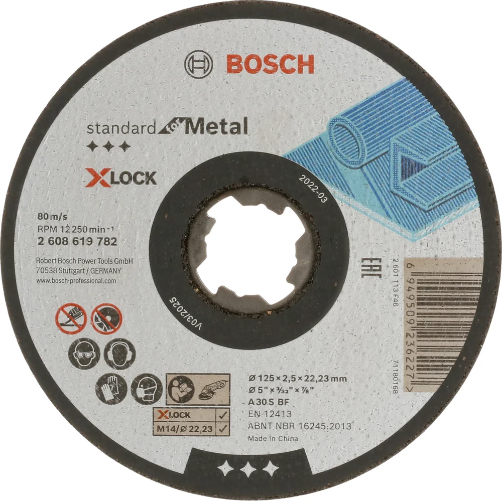 KAPPESKIVE X-LOCK STFM 125X22,2X2,5 v:4363907