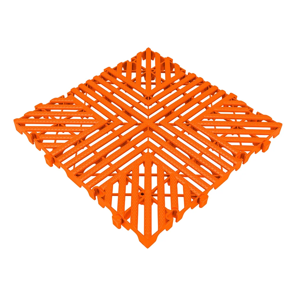 PELA Garasjegulv oransje, 400 × 400 × 30 mm, 10 plater, 1,6 m² v:1535359