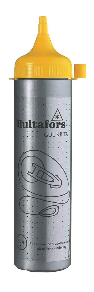 Hultafors Snorkritt, gult 360 g v:4102327