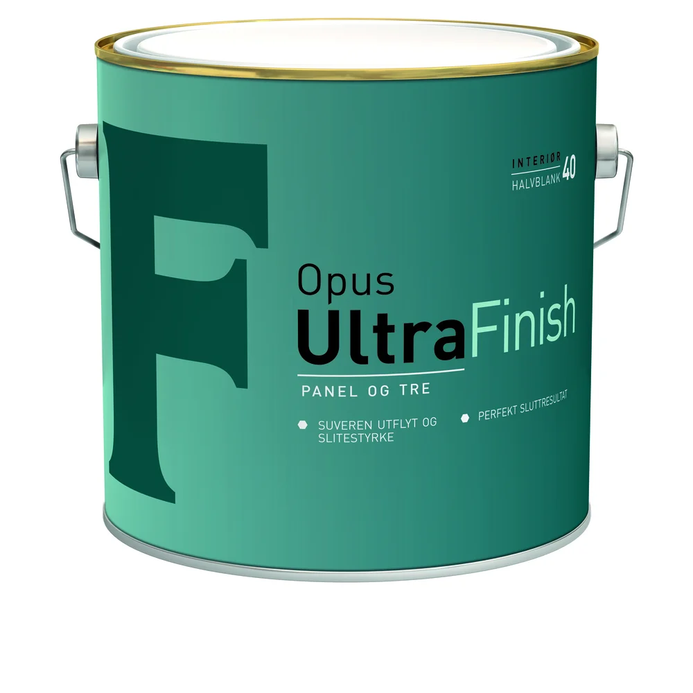 OPUS Ultrafinish panel og tre halvblank hvit 2,7 l v:2076103 OPUS Ultrafinish panel og tre halvblank hvit 2,7 l v:2076103
