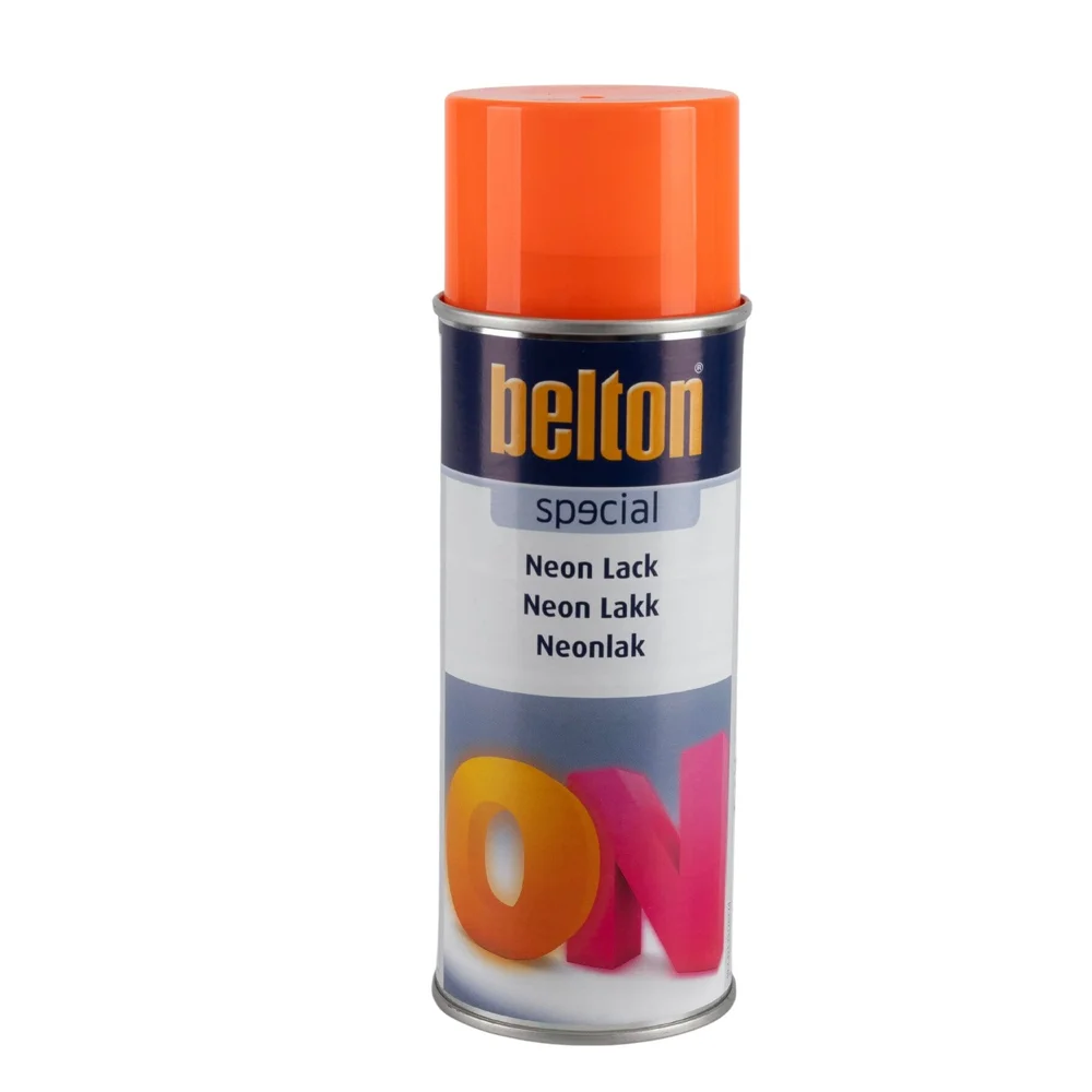 Belton Spraymaling, Neonlakk Rød, 400 ml v:5671499 Belton Spraymaling, Neonlakk Rød, 400 ml v:5671499