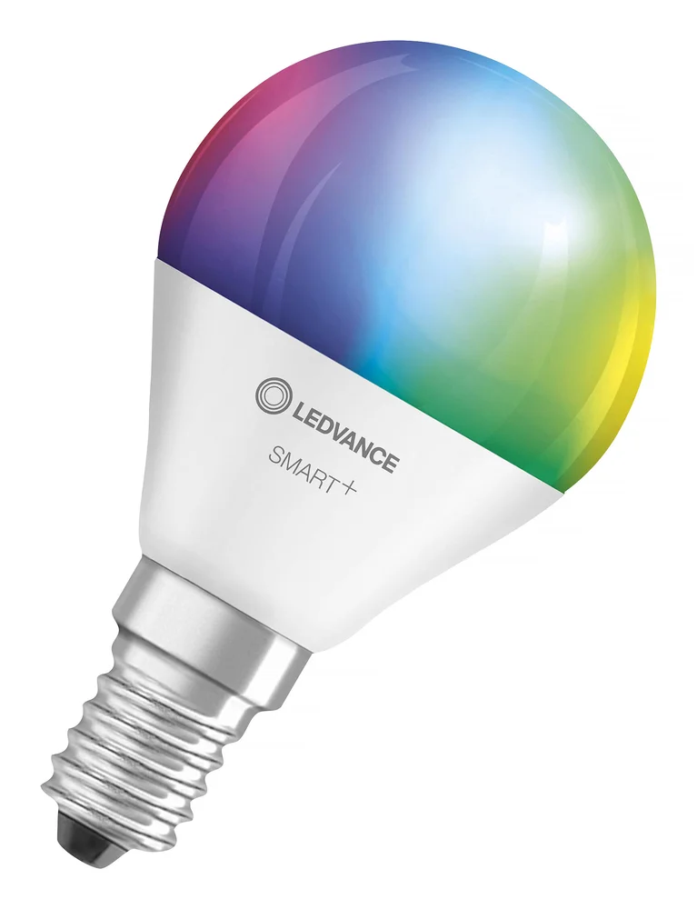 Ledvance LED-lampe kule, Smart+ WiFi, multifarge, dimbar, E14, 4,9 W v:4985708 Ledvance LED-lampe kule, Smart+ WiFi, multifarge, dimbar, E14, 4,9 W v:4985708