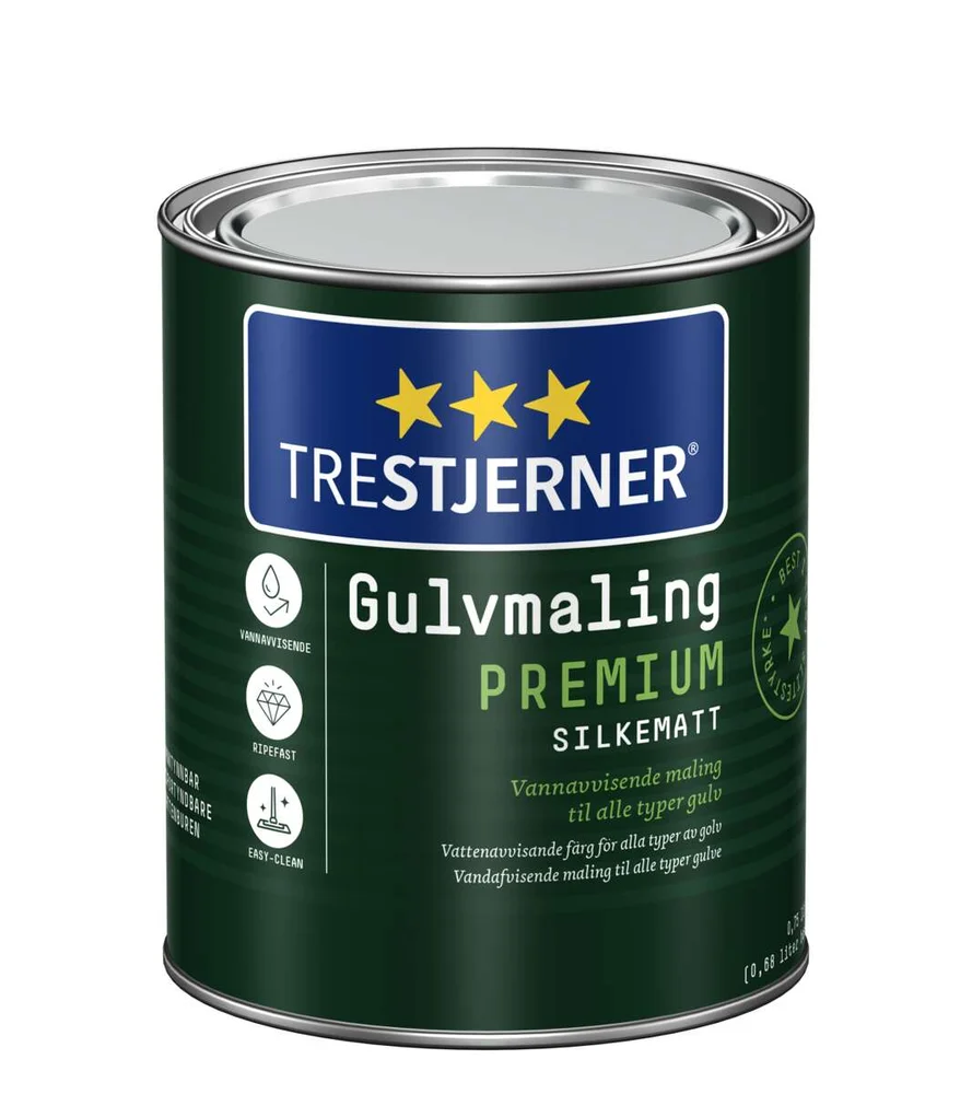 TreStjerner 15/silkematt Premium gulvmaling v:9979495