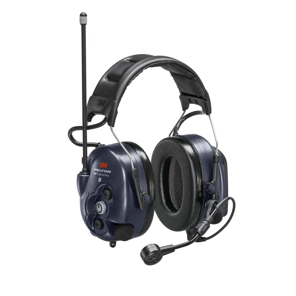 3M Peltor Hørselsvern WS LiteCom Plus med hodebøyle, LPD433 MHz, analog, MT73H7A4310WS6EU v:2064424