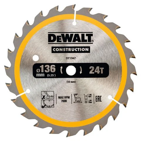 DT1947-QZ Dewalt Sirkelsagklinge 3089685