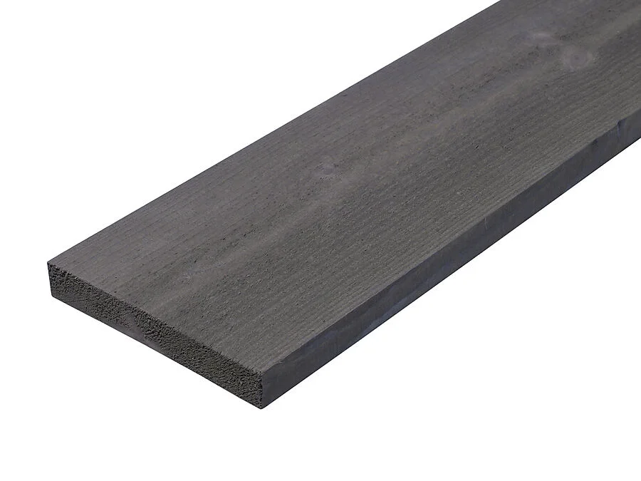 Kledning rektangulær furu 19×148 mm grå v:3013289