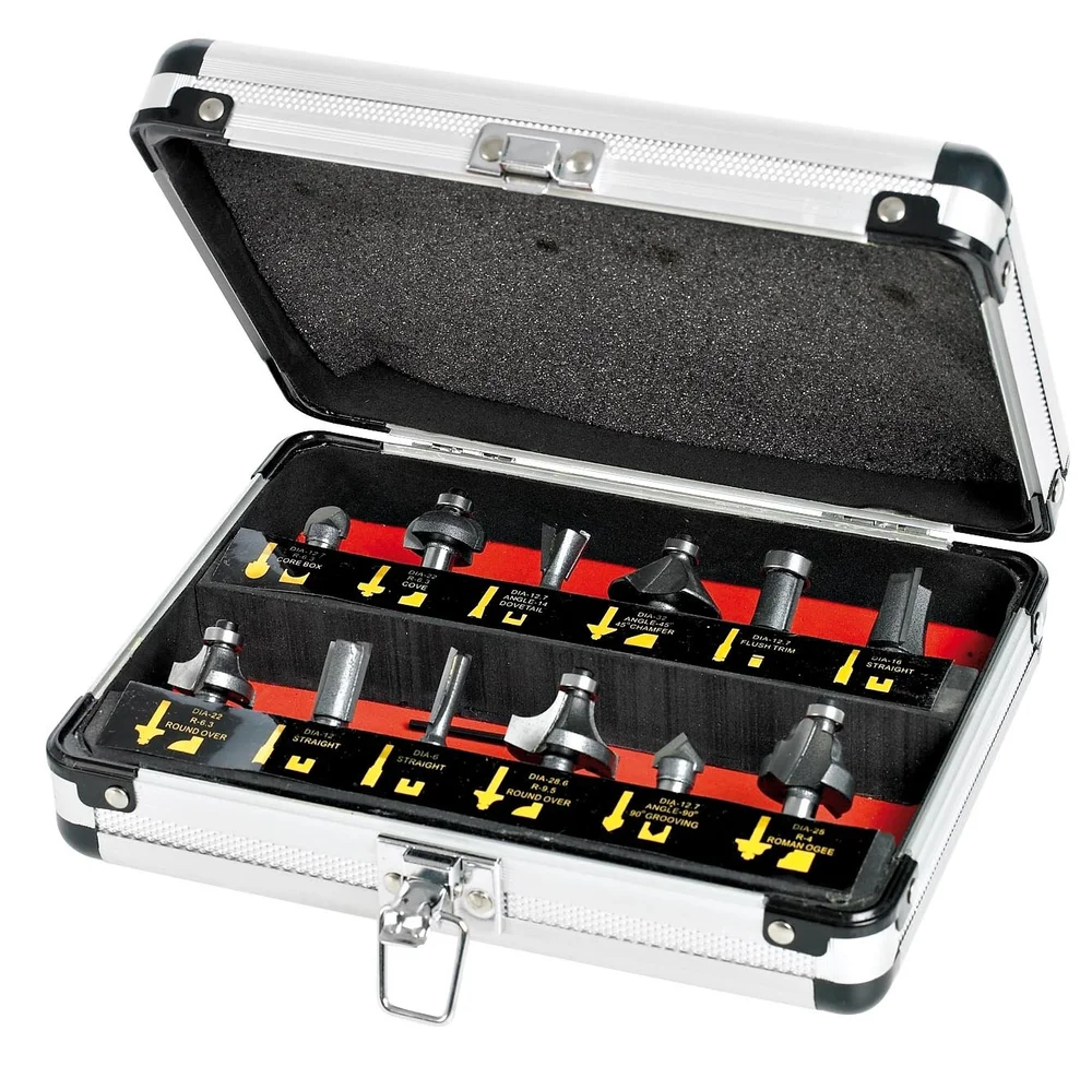 HiKOKI Fresstålsats, 12-deler, 8 mm v:3929859