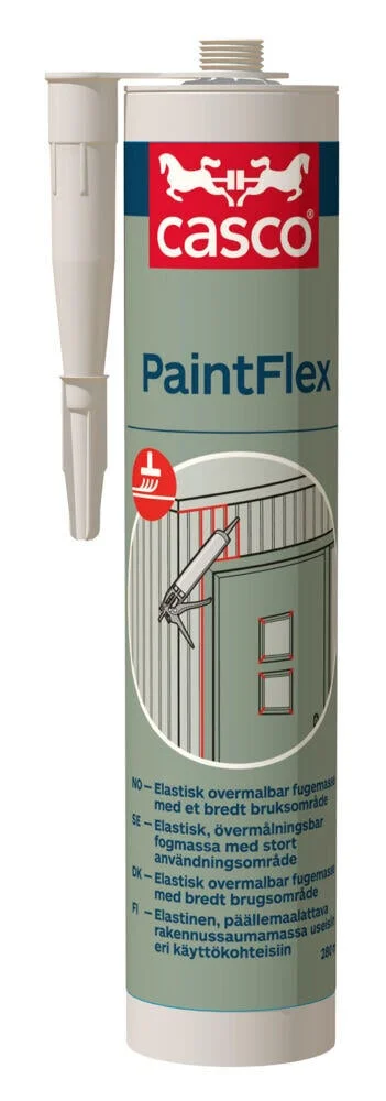 Casco Paintflex hvit fugemasse v:6817245 Casco Paintflex hvit fugemasse v:6817245