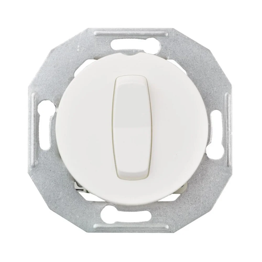 Schneider Electric Vippbryter uten ram, Renova, hvit v:9943533