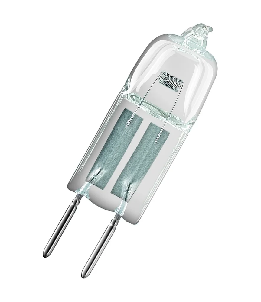 Osram Halogenlampe uten reflektor, 50W, 12 V, GY6.35 HS 2 stk. v:3957654 Osram Halogenlampe uten reflektor, 50W, 12 V, GY6.35 HS 2 stk. v:3957654