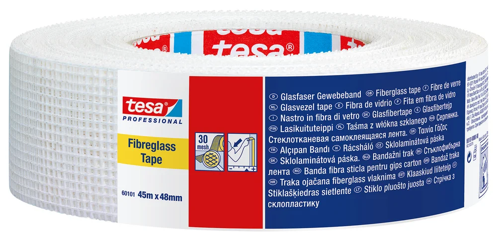 Glassfibertape Maleremse 45mx48mm – Tesa v:6808429 Glassfibertape Maleremse 45mx48mm – Tesa v:6808429