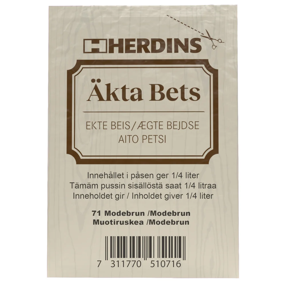 Herdins Herdins Äkta bets 71, modebrun v:5776630