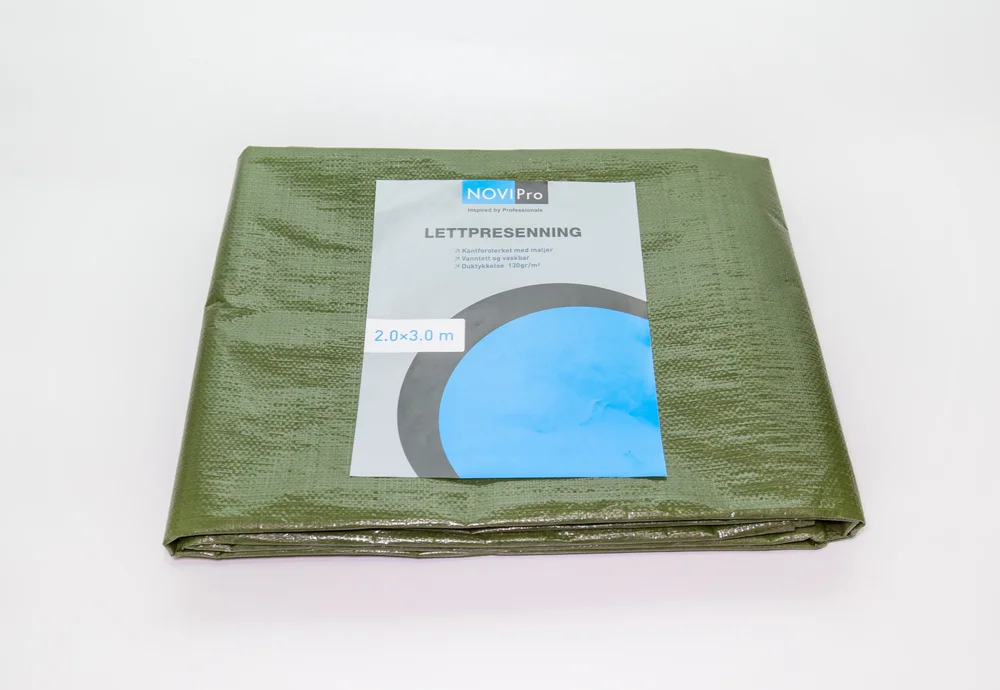 Presenning grønn 2×3 meter 130 gr v:8867082 Presenning grønn 2×3 meter 130 gr v:8867082
