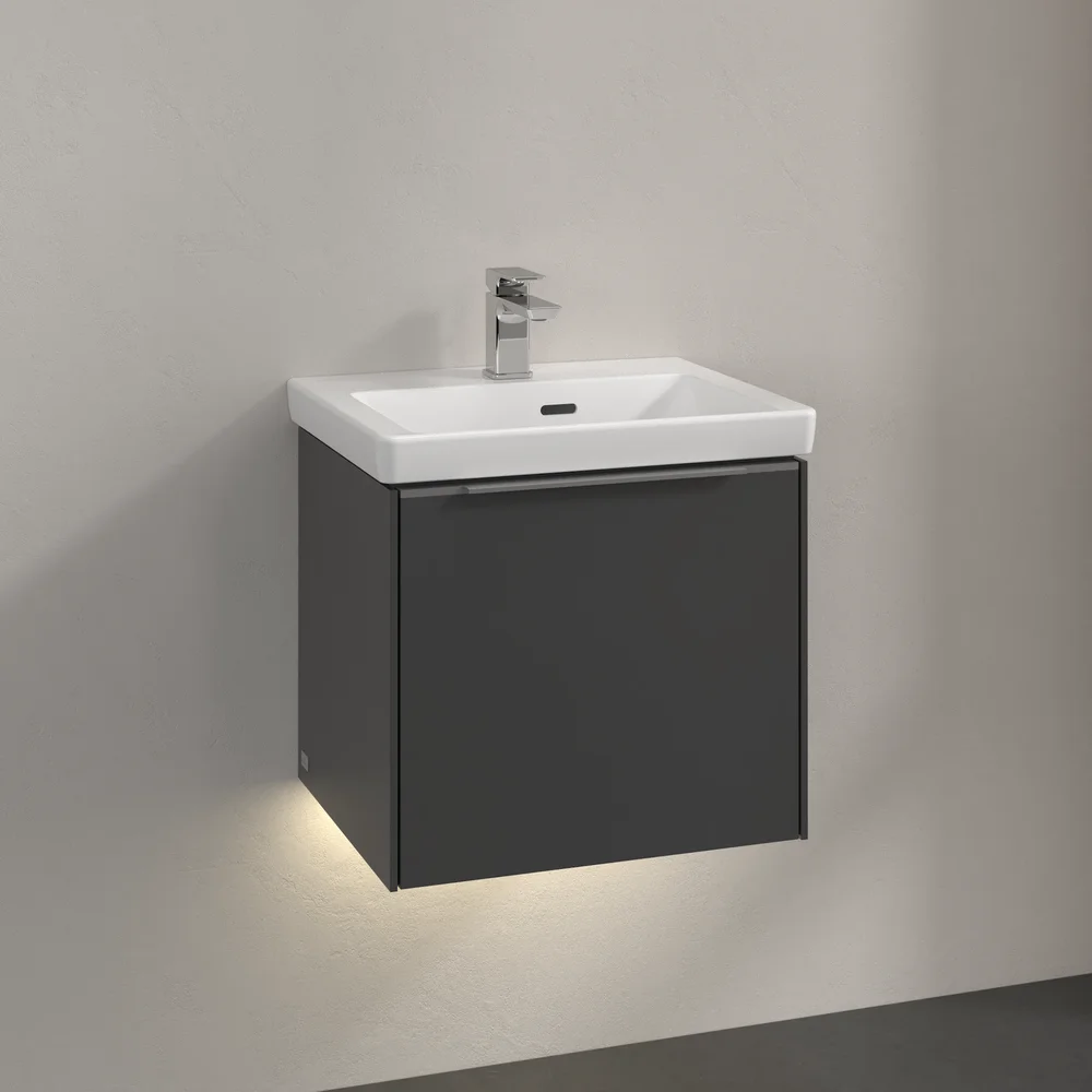 V&B SUBWAY 3.0 SERVANTSKAP 47X42 GRAPHITE M/LYS HÅNDTAK I KROM v:1334357