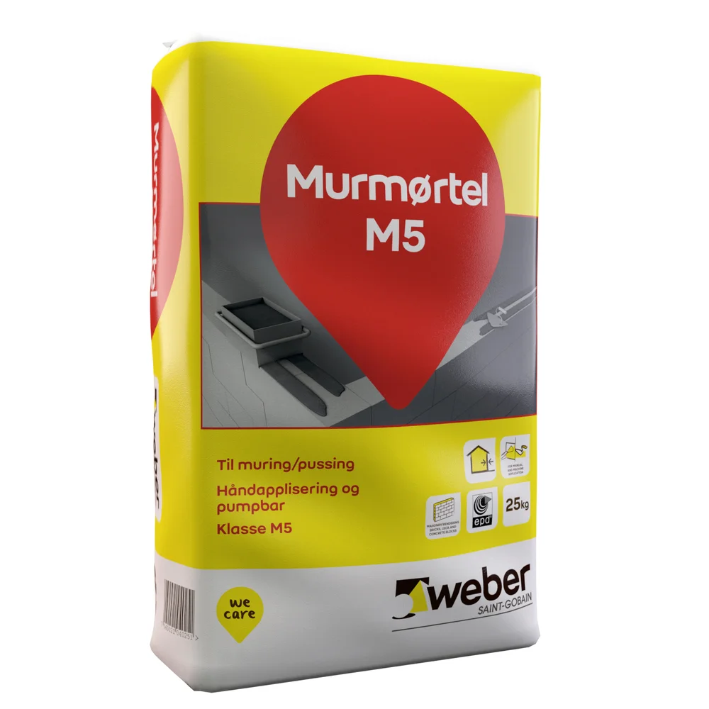 Weber Murmørtel M5 25 kg v:8995403
