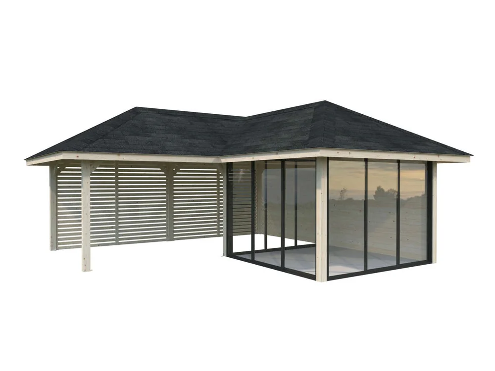 Palmako Bianca 211 hagestue 24,9 m² Slide v:8909161 Palmako Bianca 211 hagestue 24,9 m² Slide v:8909161