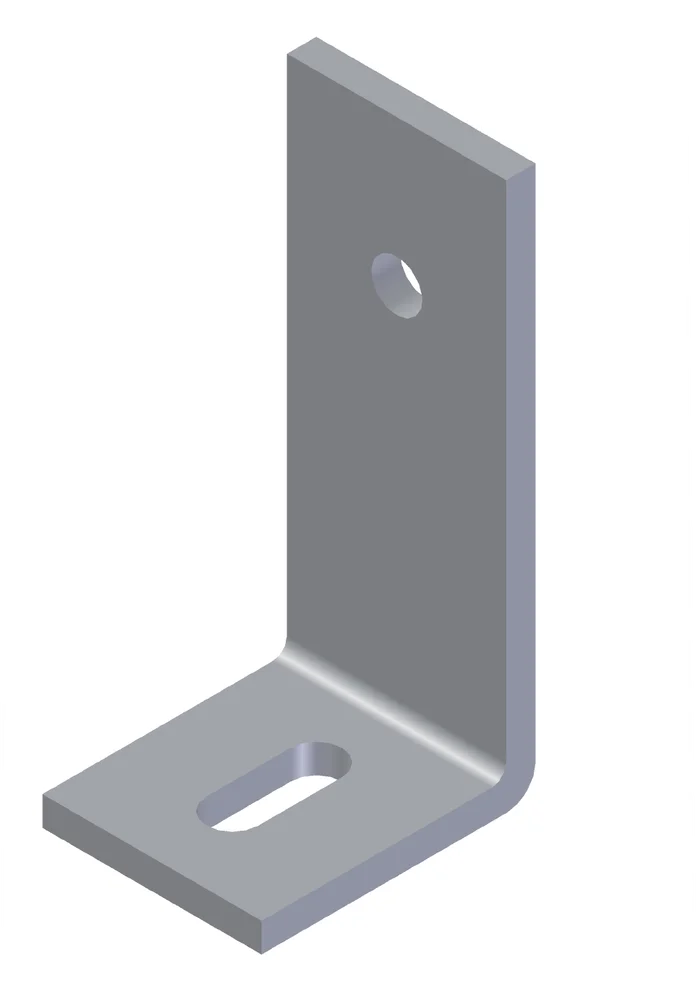 Betongvinkel varmforsinket 75x75x50x6 mm 10 stk v:9753583
