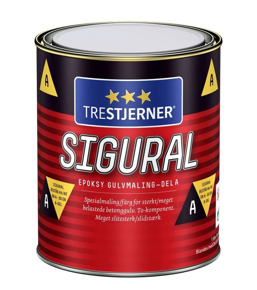 TreStjerner Sigural epoxy del A gulvmaling v:3009940