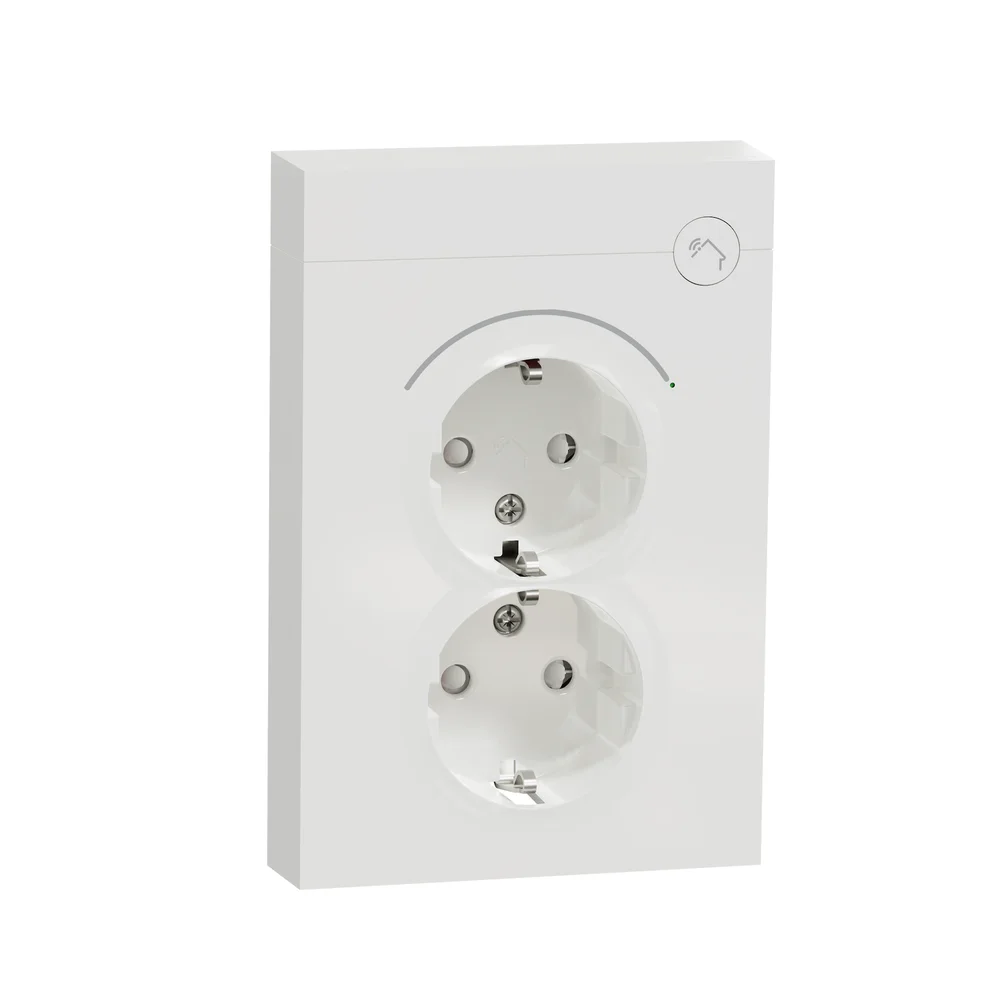 ELKO PLUS SMARTSTIKK DOBBEL 16A INNFELT HVIT v:1431367 ELKO PLUS SMARTSTIKK DOBBEL 16A INNFELT HVIT v:1431367