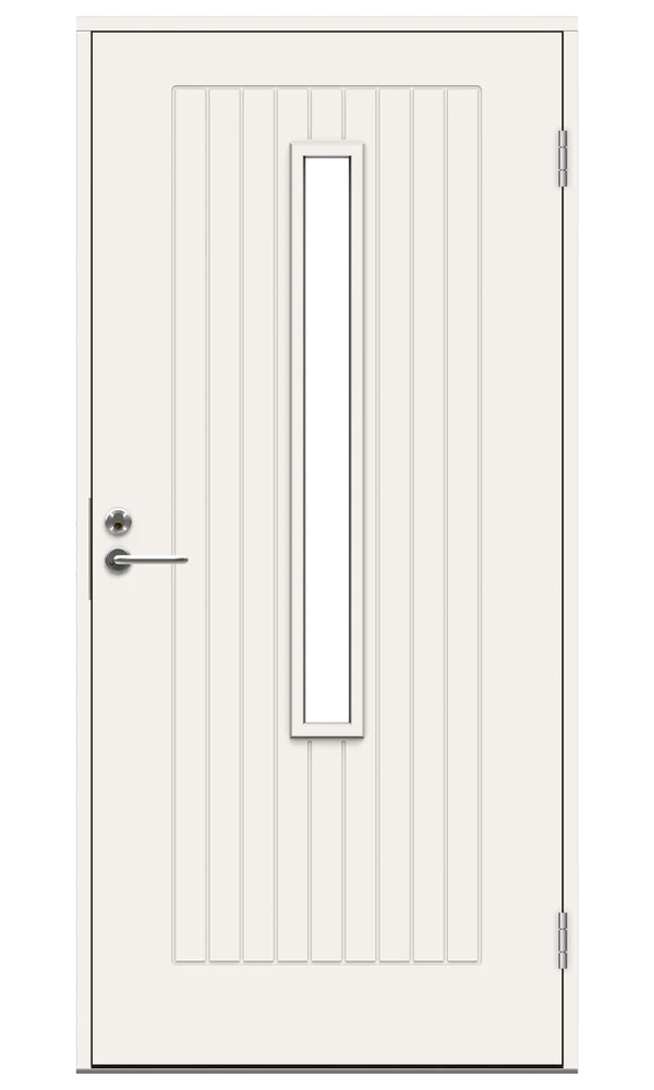 Trend ytterdør med glass 100×210 cm venstrehengslet v:1040882