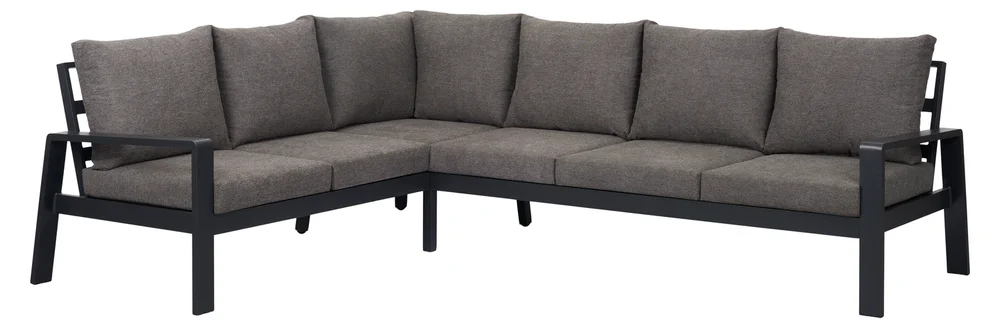HJØRNESOFA M/PUTER SORT 2D LIS v:3153429