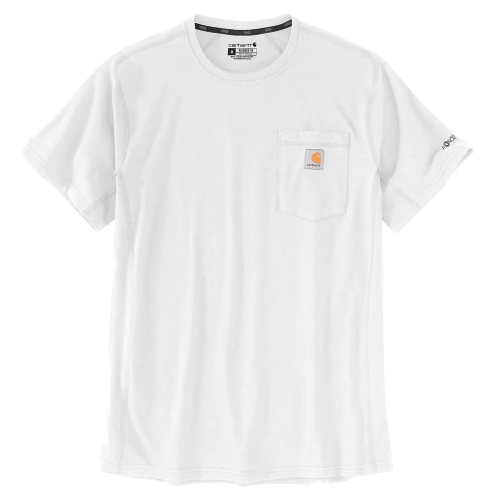 Carhartt T-skjorte Force, hvit v:8883332 Carhartt T-skjorte Force, hvit v:8883332