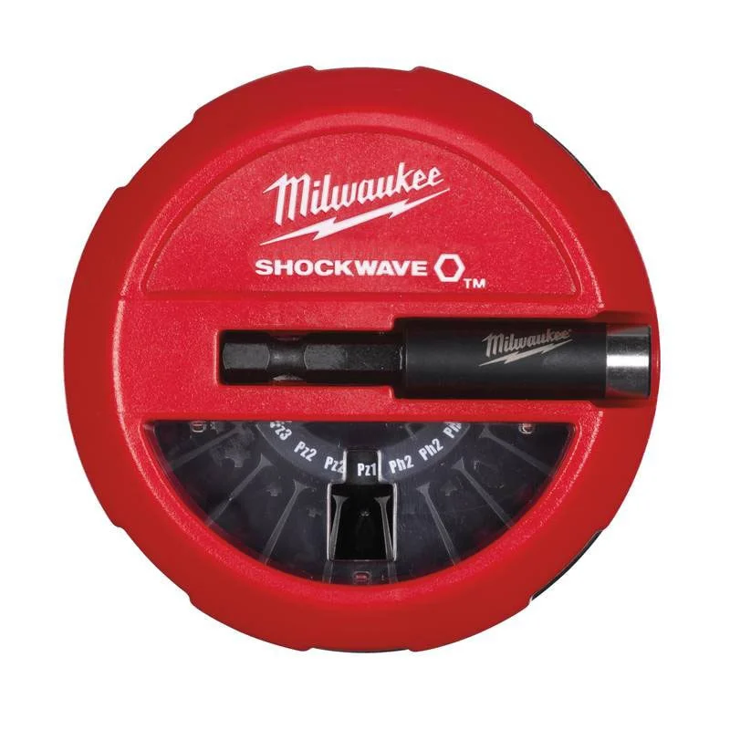 Milwaukee Bitssats Shockwave, 15 deler v:5206167