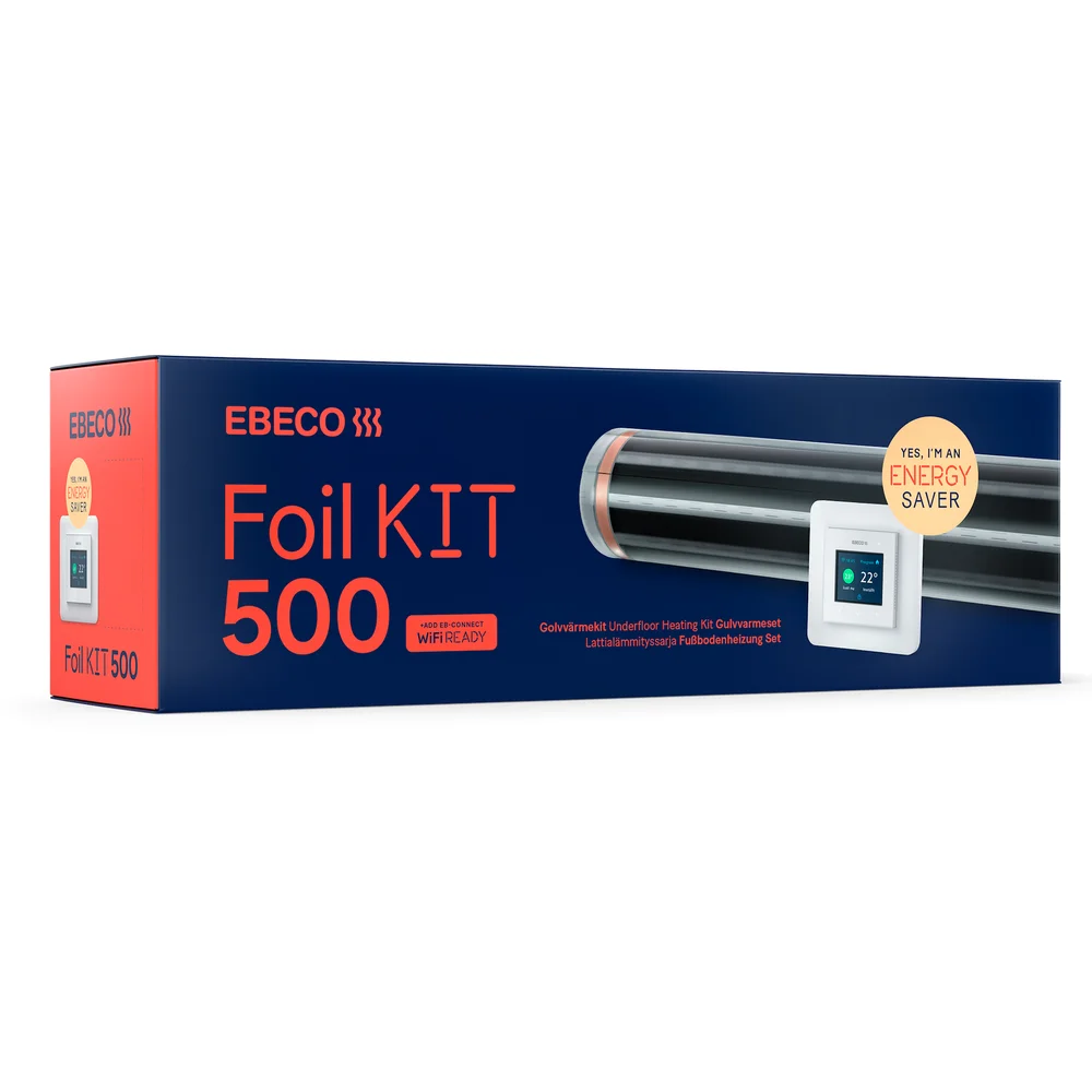 EBECO FOIL KIT 500 10 M² 100CM X 10M 65W/M² v:9833031