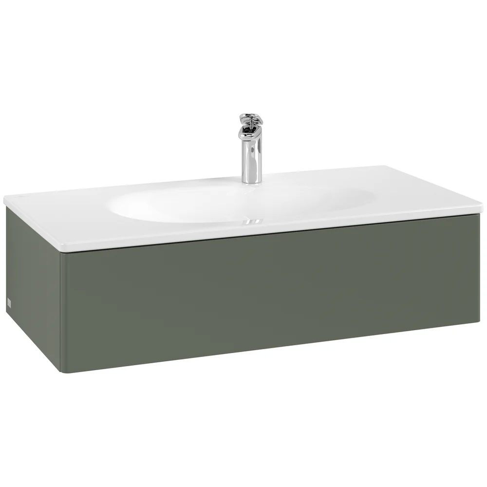 V&B ANTAO SERVANTSKAP 1 SKUFF GLATT 988X256X493 GRØNN v:7646251