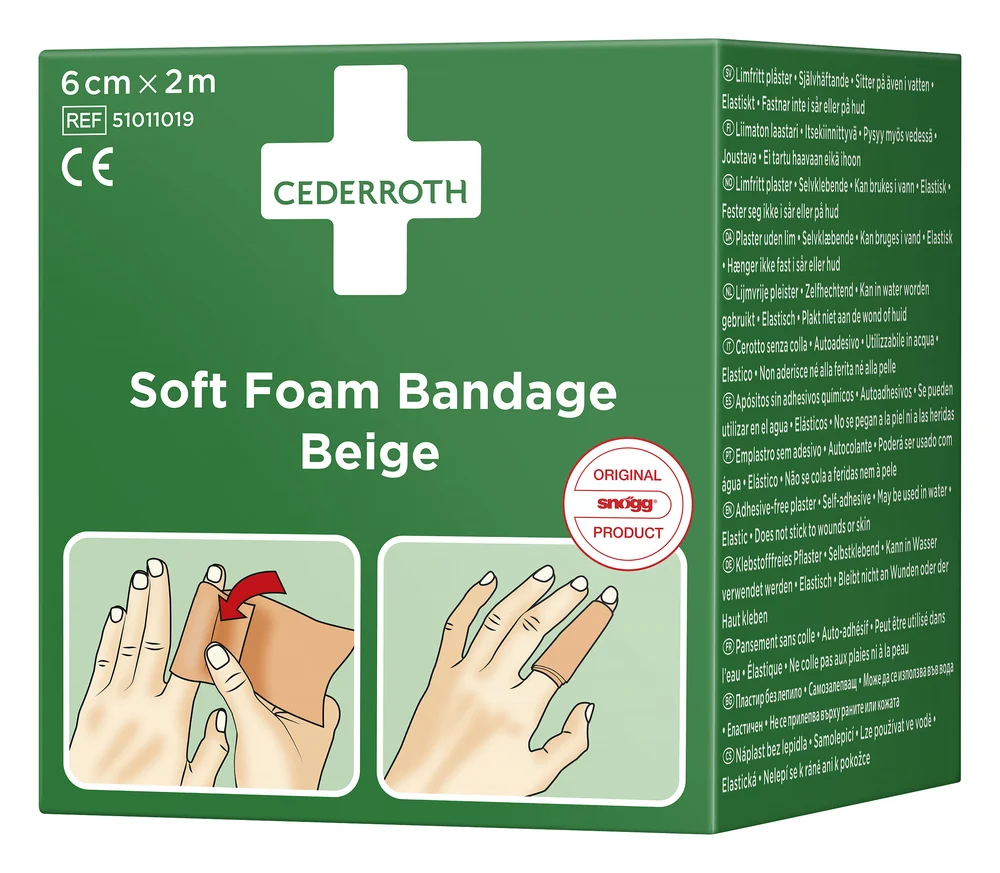 Cederroth Bandage Cederroth svart 6cmx4,5m re v:8765190