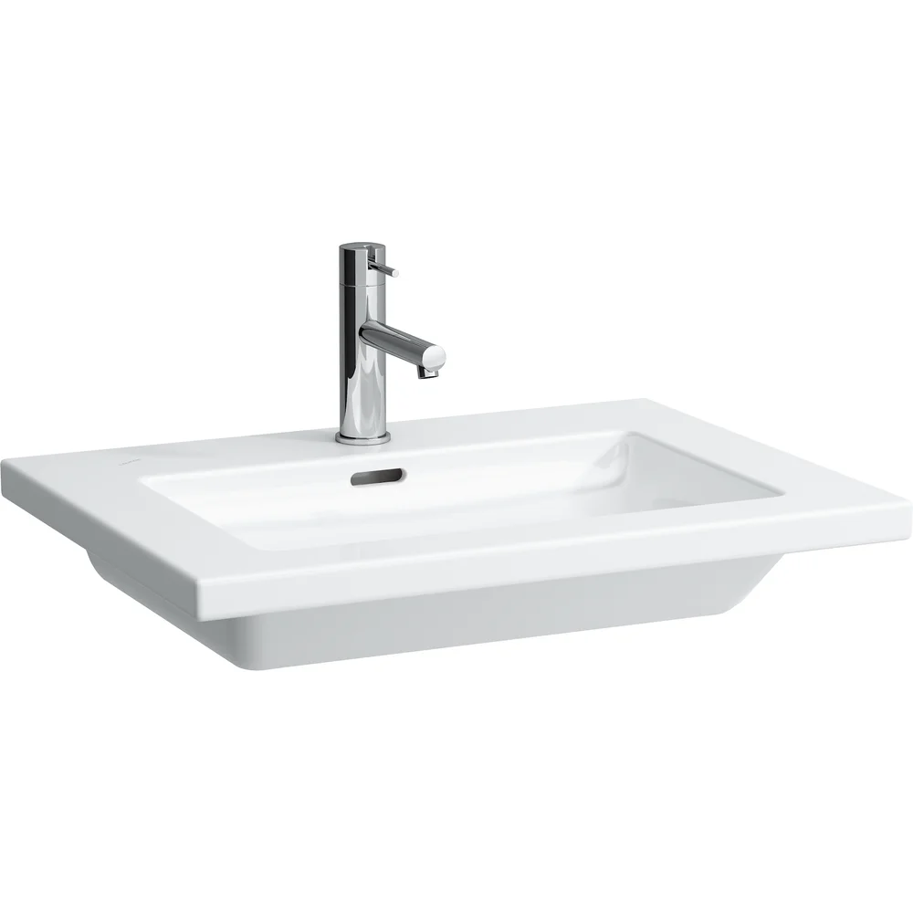 LAUFEN LIVING SQUARE HELDEKKENDE SERVANT 65 CM M/OVERLØP, HVIT v:2645205